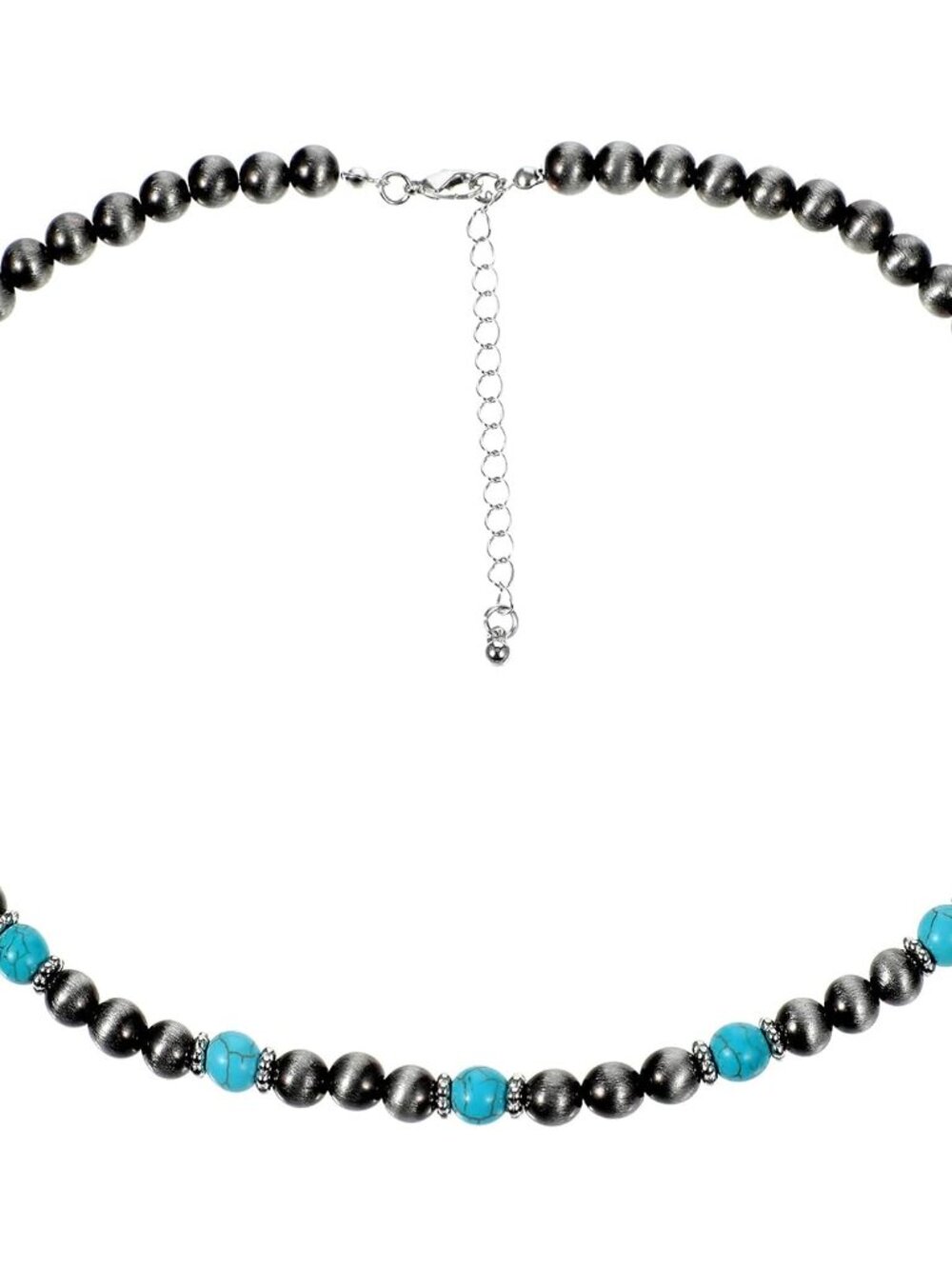 Western Jewelry Navajo Pearl Necklace for Women, Boho Vintage Beaded Necklace Co